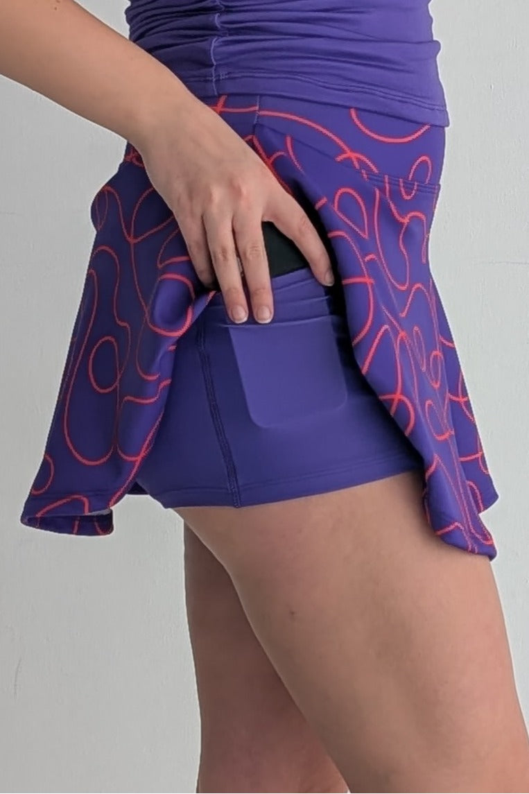 Farrah-Violet Twist-Scribbles