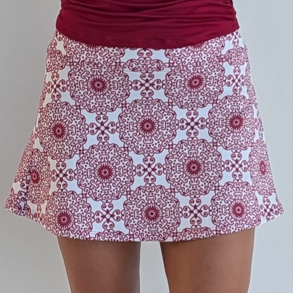 patterned skirt