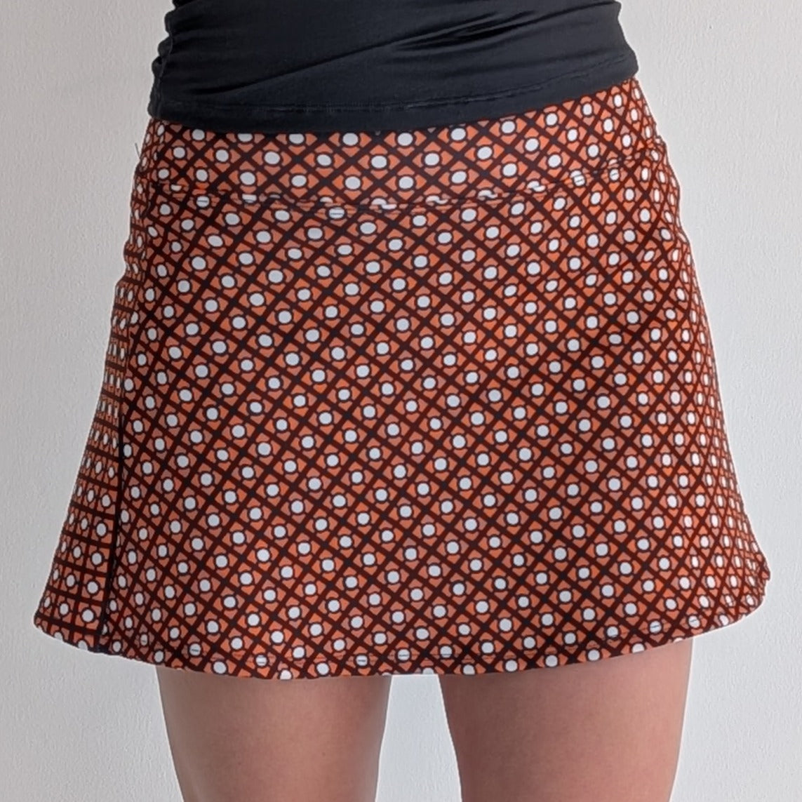 orange skirt