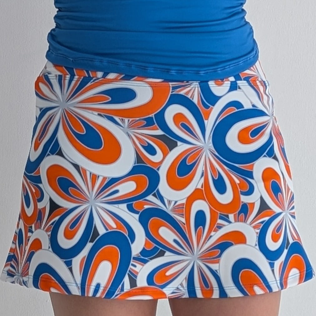 orange skirt