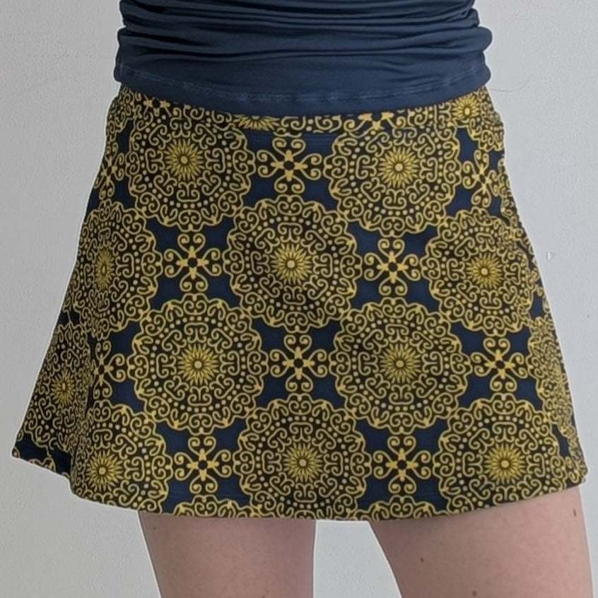 orange skirt