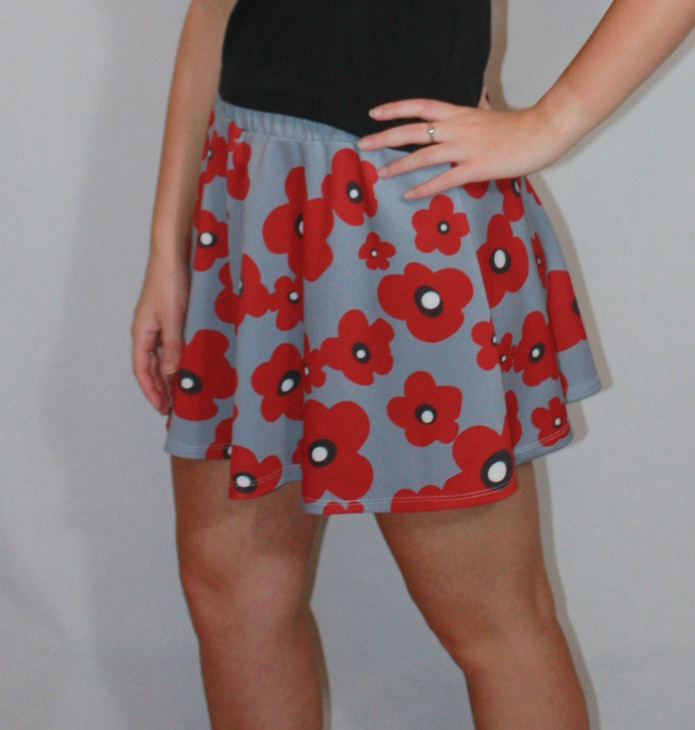 Poppies <br> Crimson & Storm - colorpopclothing.com