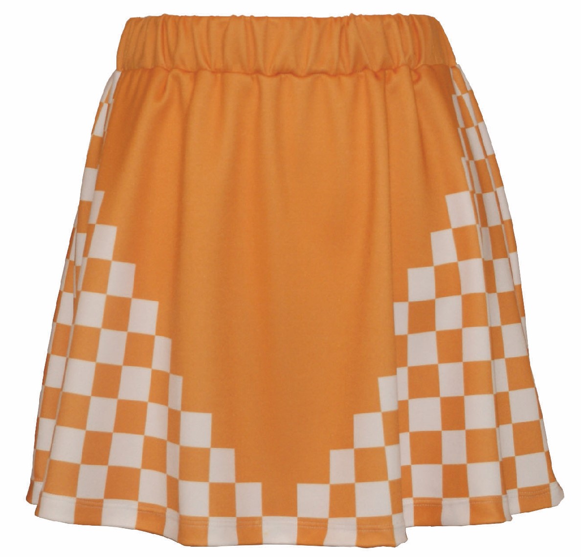 Checkers <br> Orange & White - colorpopclothing.com