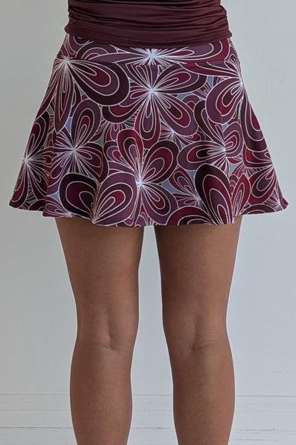 Farrah-Merlot-Groovy Flowers