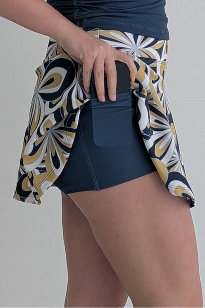 Farrah-Sapphire Shimmer-Groovy Flowers