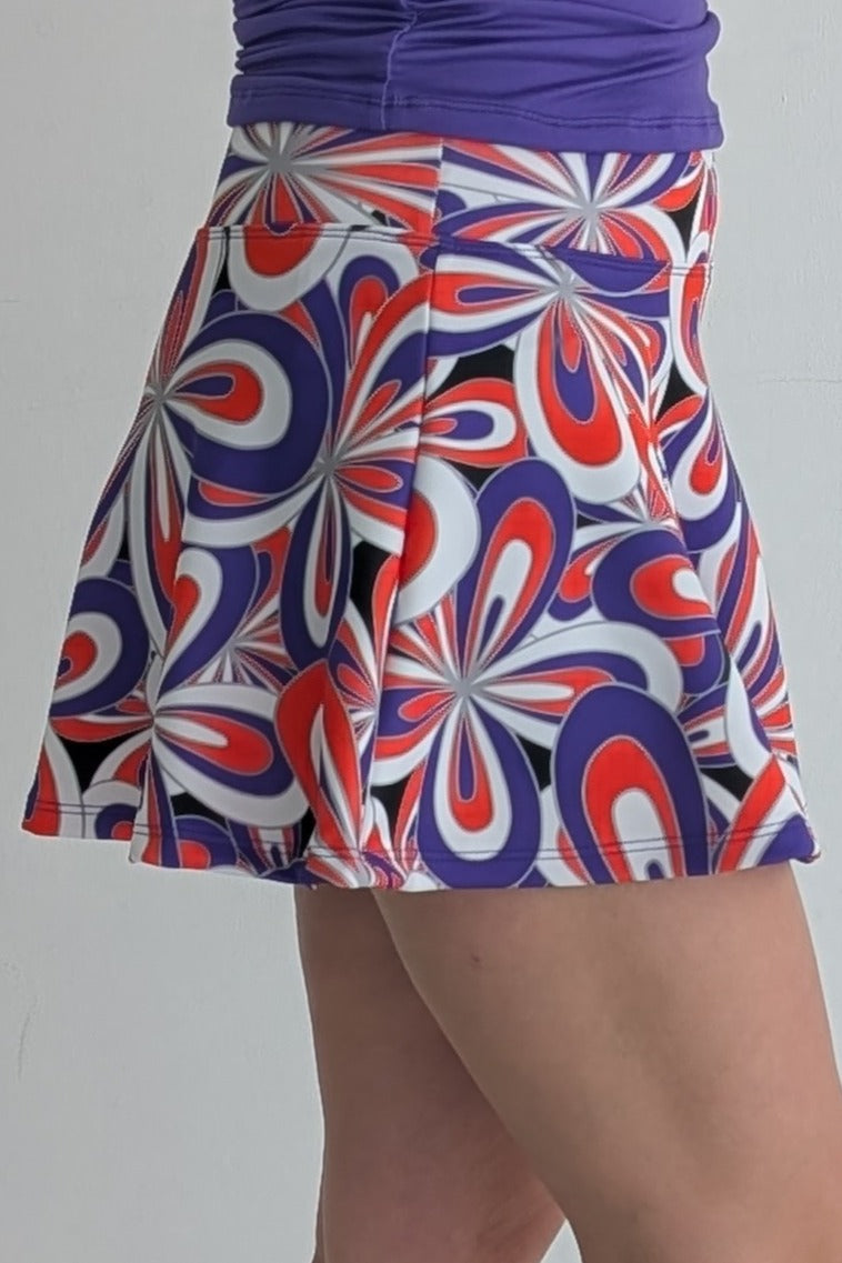 Farrah-Violet Twist-Groovy Flowers