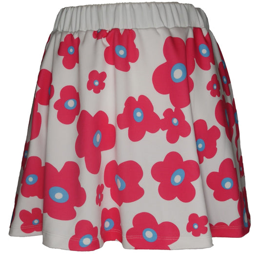 Poppies <br> White & Hot Pink - colorpopclothing.com