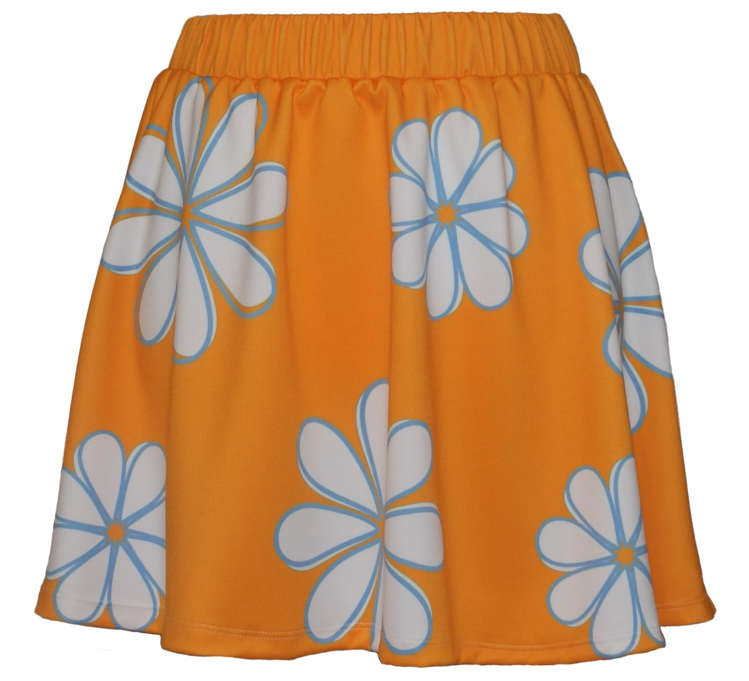 Flower Power <br> Orange & White - colorpopclothing.com