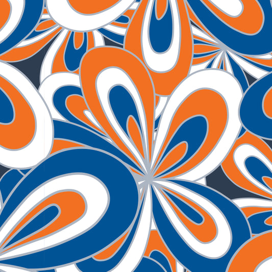 Farrah-Royal Citrus-Groovy Flowers