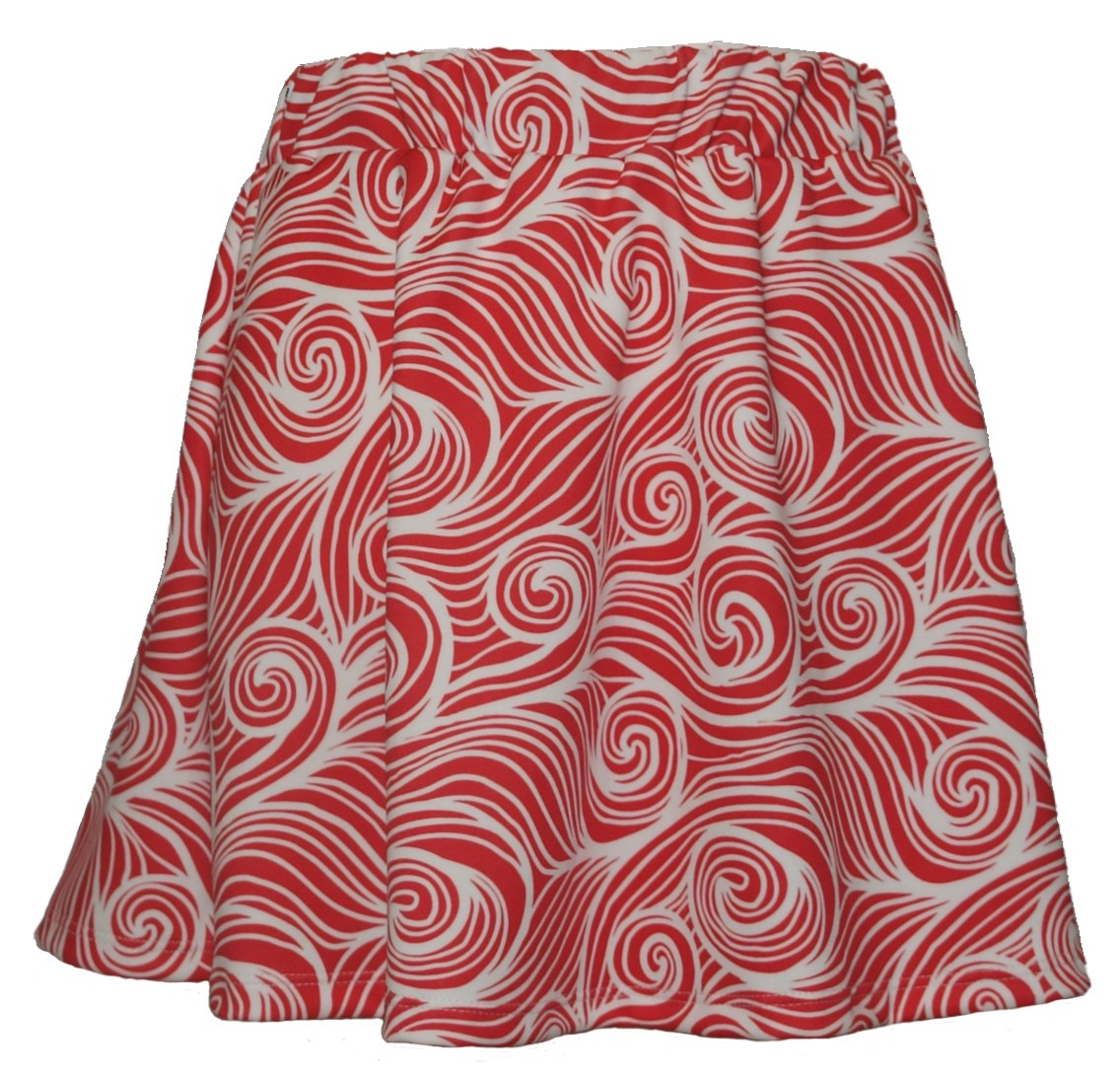 Swirl <br> Red & White - colorpopclothing.com